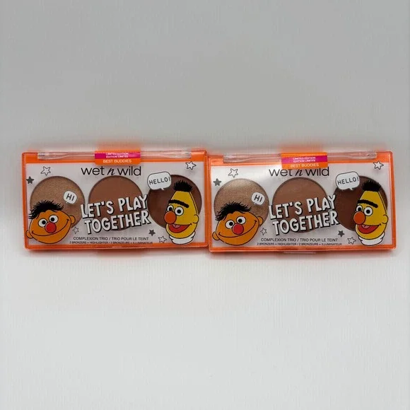 Wet n Wild Best Buddies Complexion‎ Trio Bronzer Highlighter Palette x2