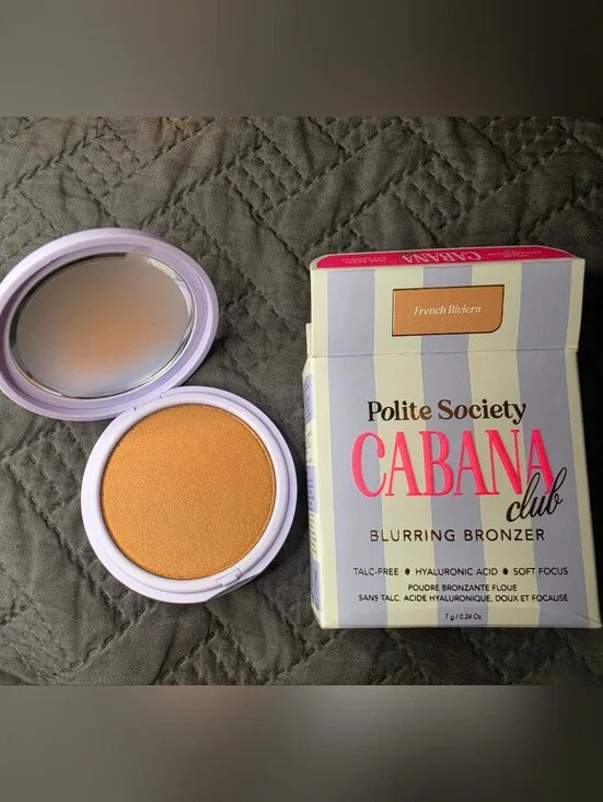 Polite Society Cabana Club Blurring Bronzer In Fench Riviera