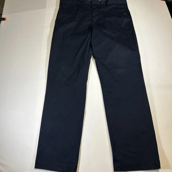 Banana Republic Emerson Stretch Chino Navy Blue Straight Fit Pants Men‎ 36x34