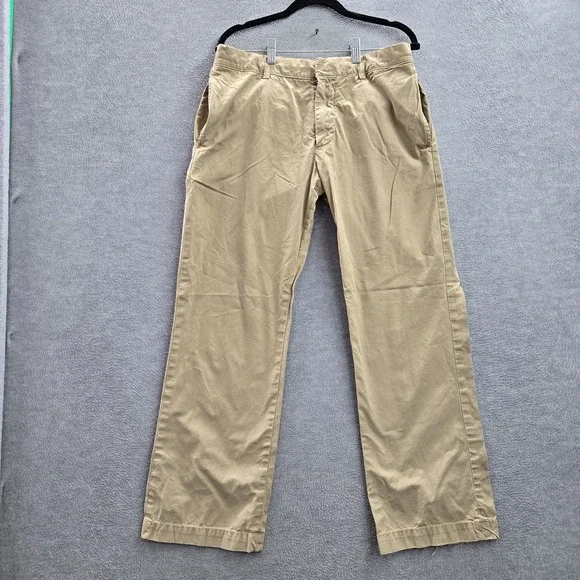 Banana Republic Men Pants 32X30 Brown Chino Twill Button 30