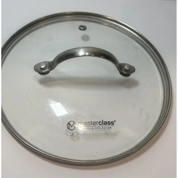 Masterclass Premium Cookware Glass Replacement Lid Vented 7.75