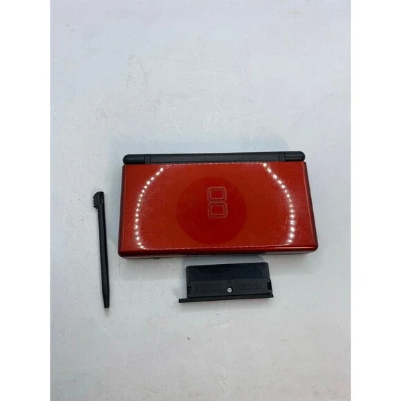 Nintendo DS Lite Metallic Red/Black USG-001: W/ OEM Charger + pen Supports GBA