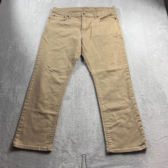 Banana Republic Travel Jean Mens 36x30 Slim Fit Khaki Tan Pants
