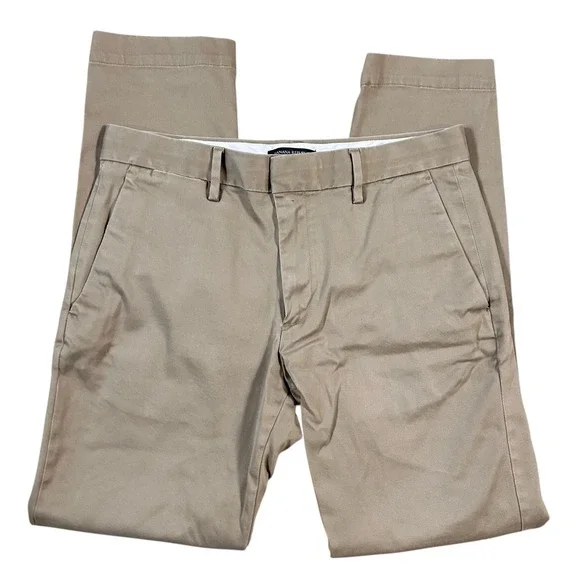 Banana Republic Men's Khaki Tapered Fit Pant Chinos‎ FITS 31x30