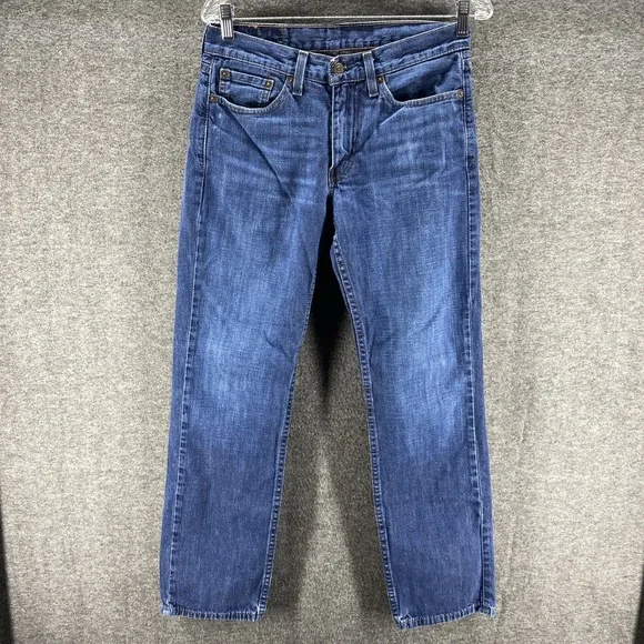 Levis Jeans Mens 31x30 Blue 514‎ Mid Rise Western Cowboy Straight Denim