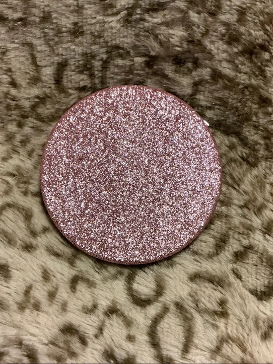 Shimmery Pink Glitter Double Sided Mirror 🪞 Pink Sparkle ✨