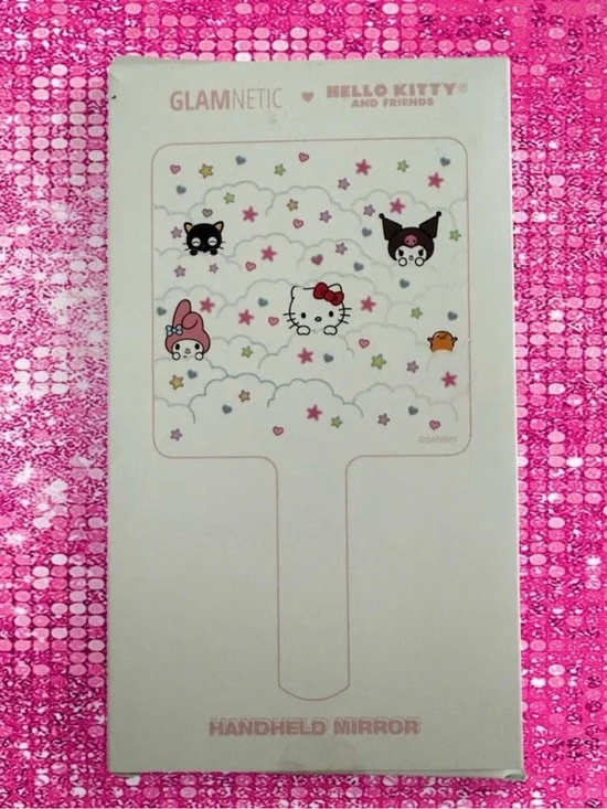 Sanrio Hello Kitty and friends Glamnetic handheld mirror