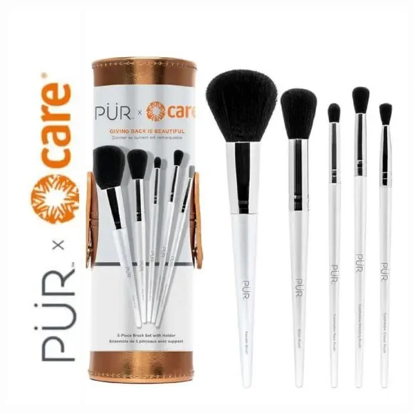 Pur X‎ Care 5-Piece Brush Set w/Holder