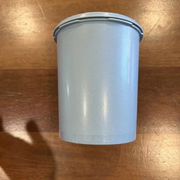 Tupperware - Stacking Servalier Canister - Blue - 809-6 & Lid 810-23