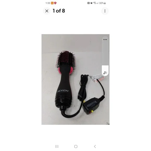 Revlon Pro‎ Collection Salon One Step Hair Dryer & Volumizer Brush Black/Pink
