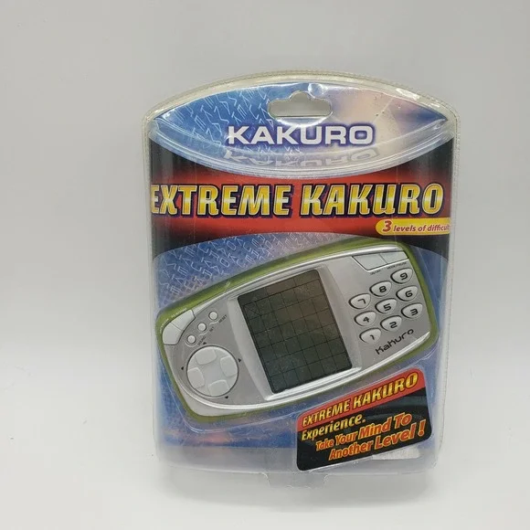 Extreme Kakuro Electronic Hand Held Game Puzzle Game‎  Brand New Factory Sealed