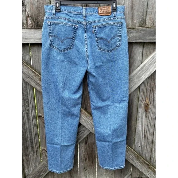 Vintage Levis 540 Relaxed Fit Jeans Mens 36x32‎ Blue Flex Denim 540-0217