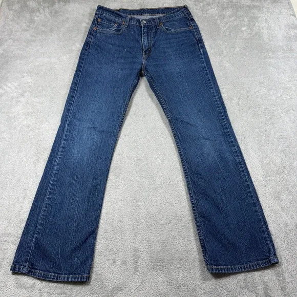 Levis 527 Bootcut Jeans Mens‎ 32x30 (Fits 30x29) Blue Medium Wash Denim
