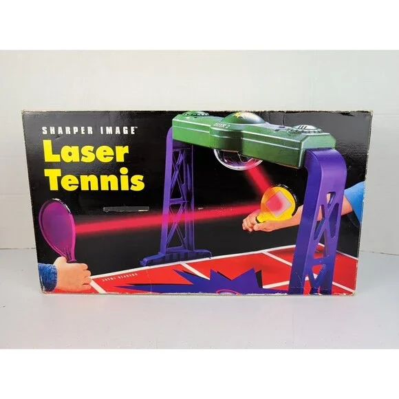 VTG 2000 TIGER Electronics LASER TENNIS Electronic Board Game RARE NIB Table Top