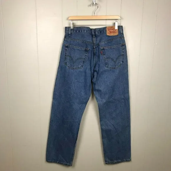 Vintage Levi's 505 Regular Fit Men's Jeans Y2K Size 34x29