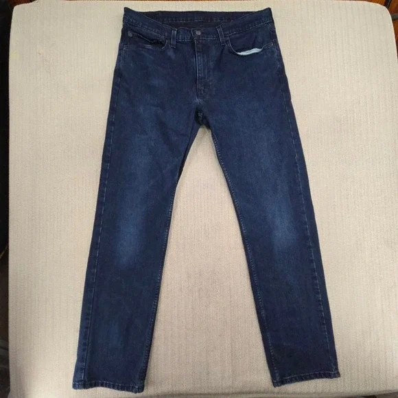 Levi's 559 Relaxed Straight Jeans Mens 36x34 Dark Wash Indigo Denim 00559-0499‎