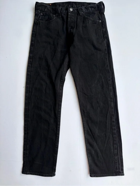 Levi's 501 Original Fit Straight Leg Black Jeans W30 L30