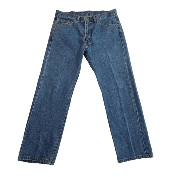 Levi's‎ 505 Jeans Men's 36x30 Med Wash 100% Cotton Straight Leg Classic Fit EUC