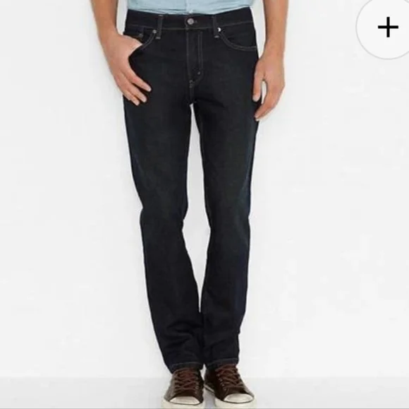Levi's Men's 511 Slim Fit Jeans Size 34 Waist 34 Length‎ Clean Dark Wash