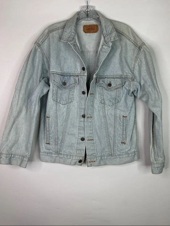Vintage Levi's Denim Trucker Jacket 57508-0212 Size XL