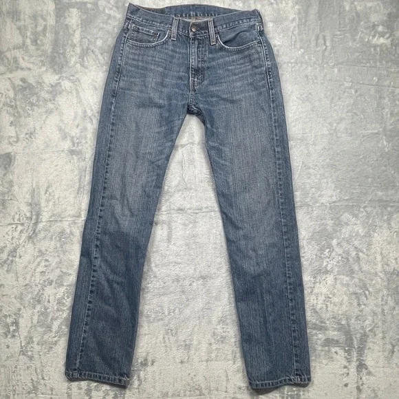 Levi's 505 Regular Fit Jeans Mens 29x32 Blue‎ Medium Wash Straight Leg Denim
