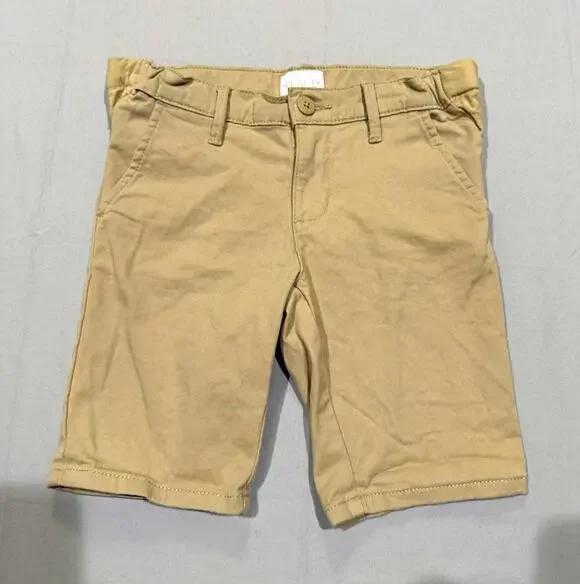 The Children's Place girls 6X/7 Beige School Uniform Chino Shorts