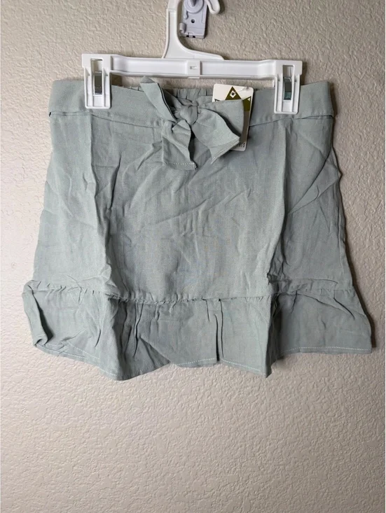Crown of Hearts Girls Large Mint Skirt