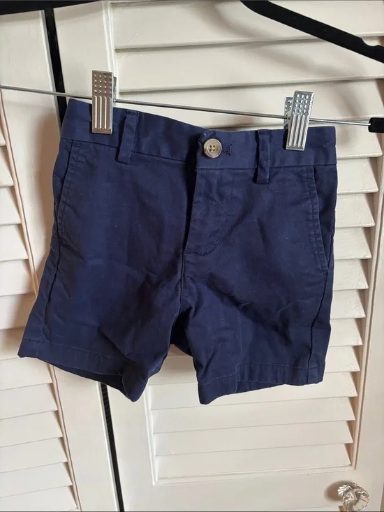 Vineyard Vines Boys Navy Cotton Shorts