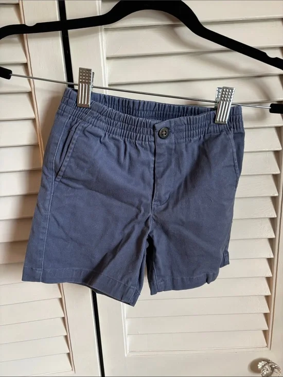 Janie and Jack Boys' Elastic Waist Navy Shorts