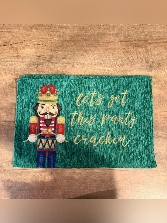 Set of 4 Christmas Nutcracker Placemats