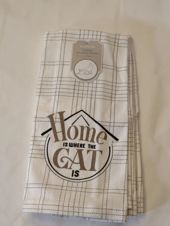 NWT 'Home Is Where The Cat Is