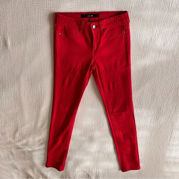 Joe's Jeans girl's Fiery red skinny denim jeans size 14
