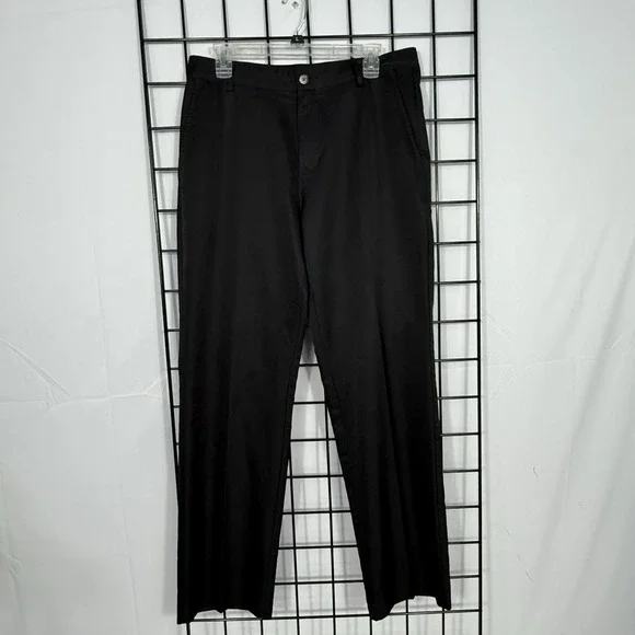 Adidas‎ ClimaLite Pants Mens 32x32 Black Performance Golf Sporty Casual Travel