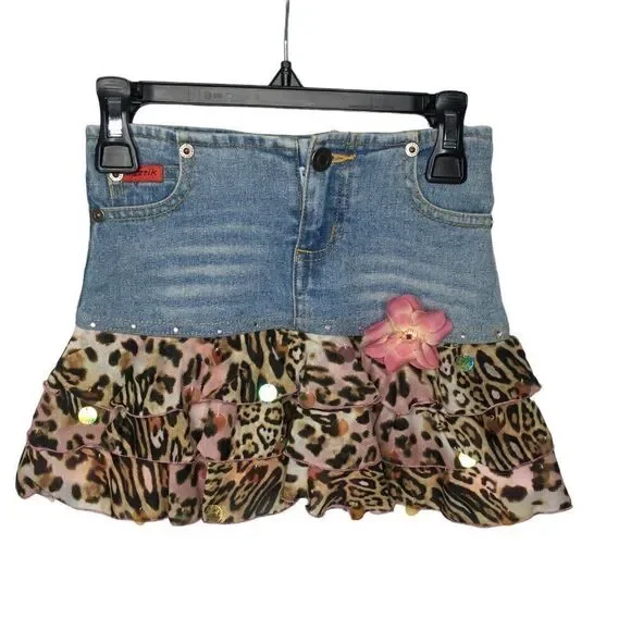 Lipstik jean little girls skirt size 5