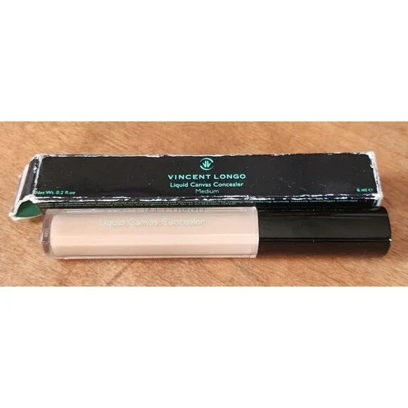 Vincent Longo Liquid Canvas Concealer Face Blemish Spot Conceal Shade Medium NIB