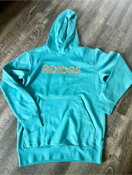Adidas Men's Fleece Active Hoodie-Size‎ Large Tall