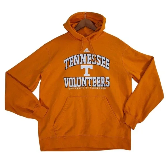 Adidas Tennessee Volunteers Hoodie Mens Large Orange University of Tennessee‎