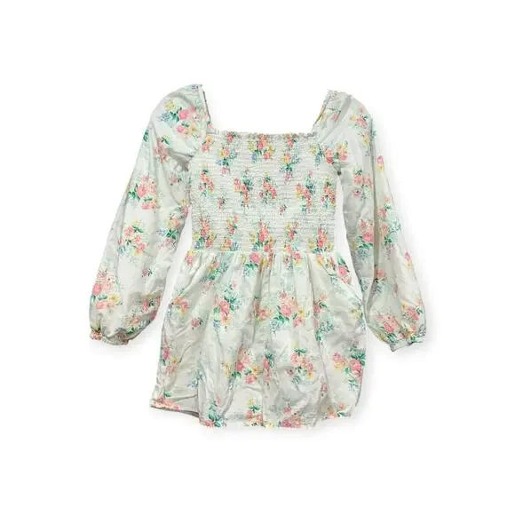 Janie and Jack Romper Child 12 Floral