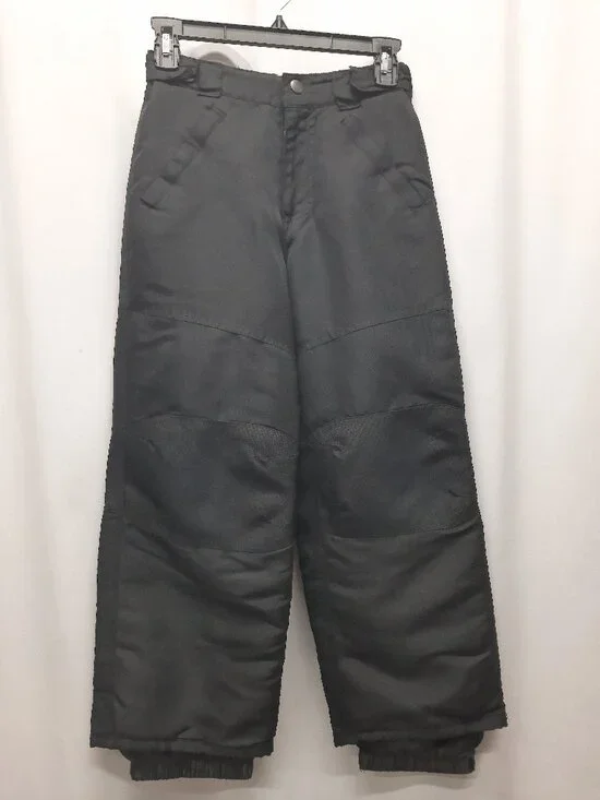 Cherokee Youth Medium 8/10 Black Snow Pants Insulated Ski Pants Reinforced Knees