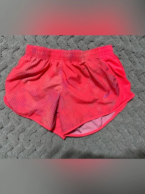 Nike girls Pink Dri-FIT Running Shorts small