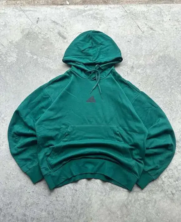Adidas Men's Feel Cozy Fleece Hoodie Green