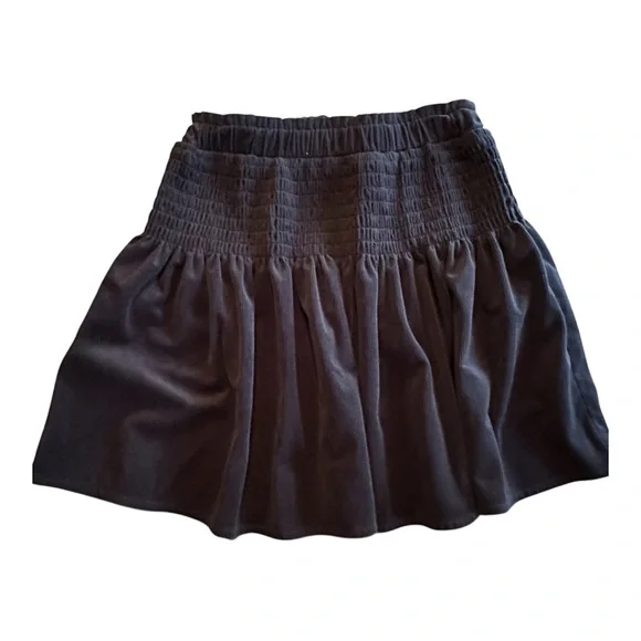 GB Girls Girls Smocked Waist Skirt Black Size M