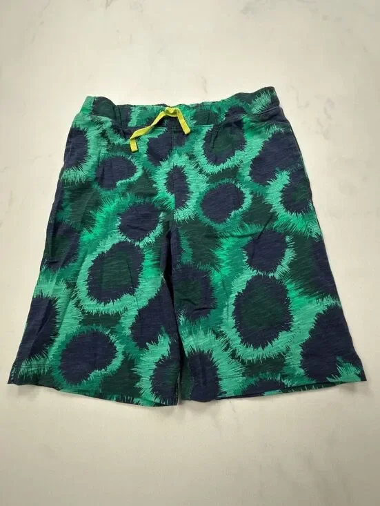 Spotted Zebra Shorts Green Abstract Print Summer Relaxed Fit - Boys XXL