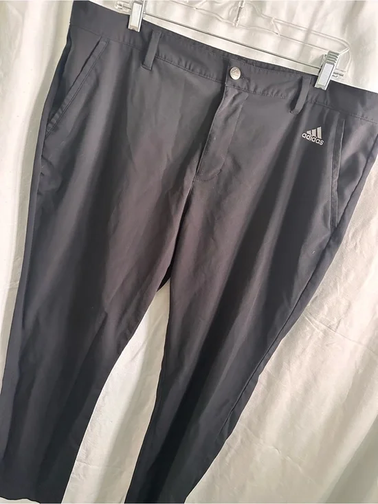 adidas Black Men's Stretch Chinos