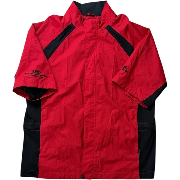 Adidas Golf Short Sleeve The Country Club Brookline 2007 Roundup Red‎ Large