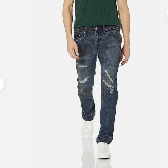 True Religion Rocco No Flap SE Midnight Storm Denim Jeans