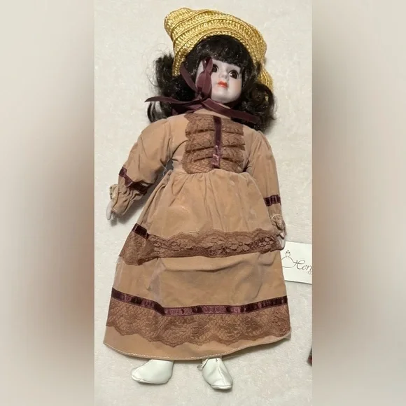 Brown Theater Costumes with Victorian Style