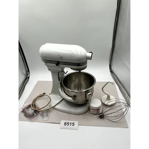 Vintage KitchenAid Hobart K5-A Electric Standalone Mixer 5qt‎ White 300W