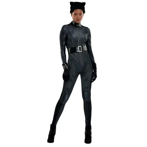 Selina Kyle Catwoman Costume‎ The Batman girls Sz L 12-14 DC Comics Halloween