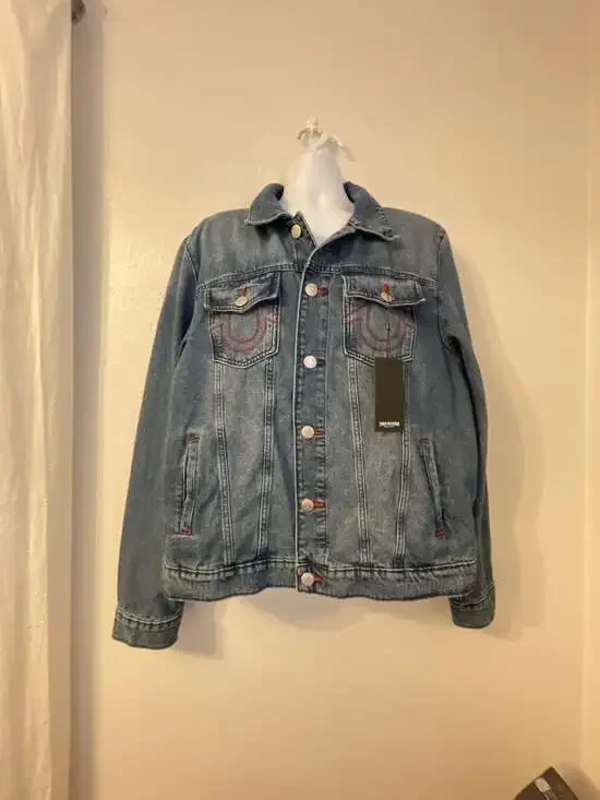 True Religion Men's Jesse SN Trucker Denim Jacket Men’s XL NWT